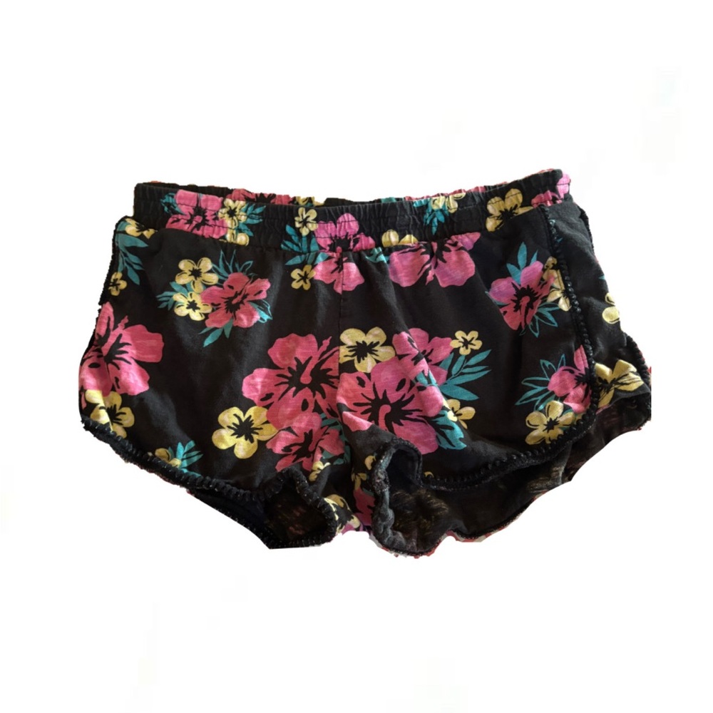 Vibrant Floral Women's Athletic Shorts